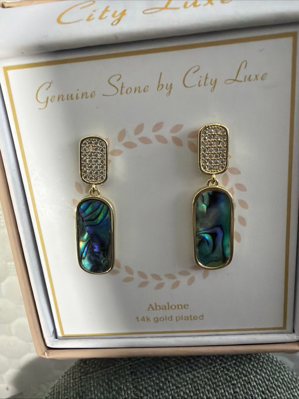City Luxe Pierce Drop Earrings in Gold